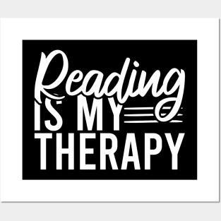 Reading Is My Therapy Posters and Art